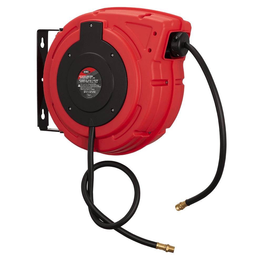 38 x 50 feet retractable air hose reel KING Canada - Power Tools,  Woodworking and Metalworking Machines by King Canada