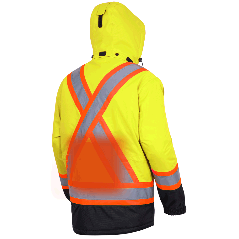 ComfortSafe Hi Vis Yellow Insulated Jacket (2XL) | ASA Supplies